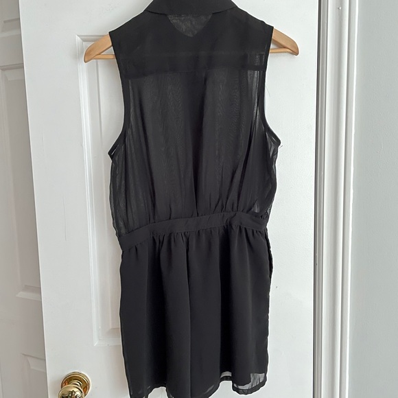 Black romper with pockets - Picture 3 of 3
